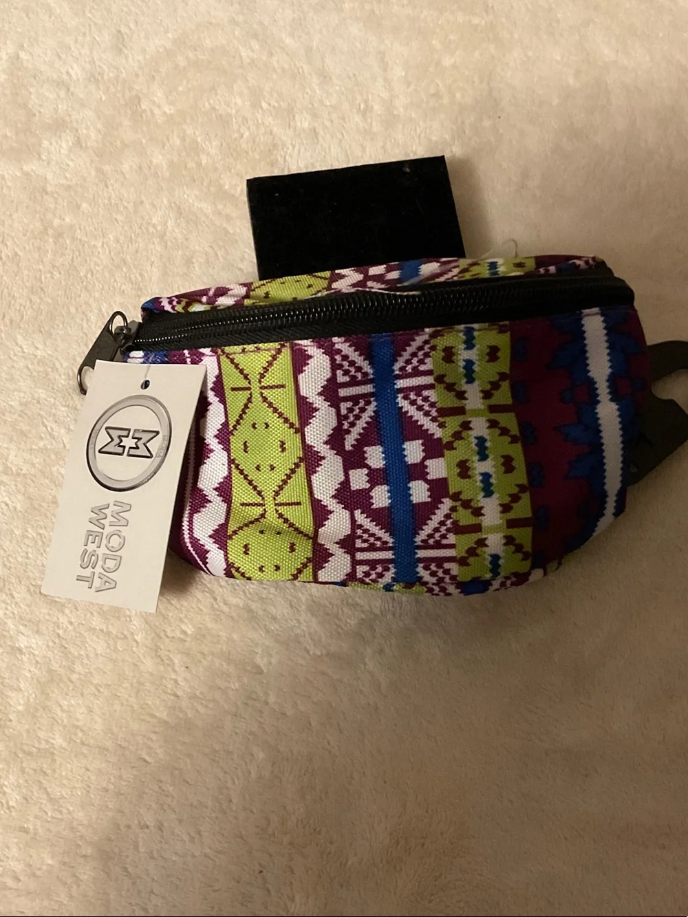 Kids Multicolor Aztec Pattern Waist Bag